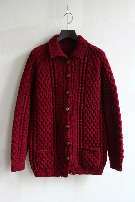 18 aran cardigan wine (1)